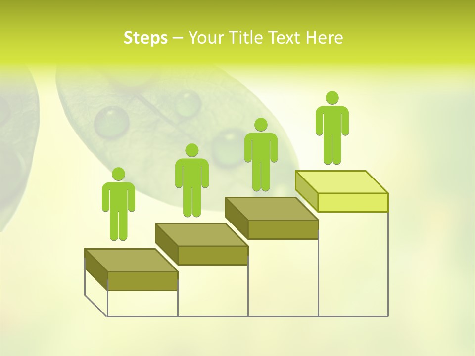 Drops Sunshine Blurred PowerPoint Template