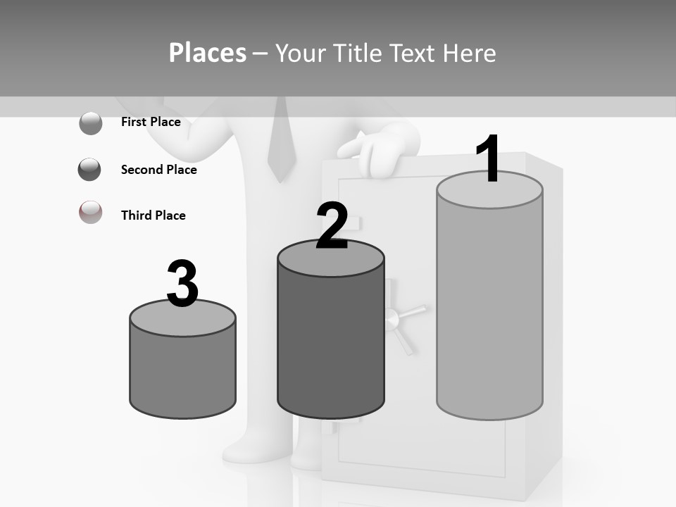 Necktie Close Dial PowerPoint Template