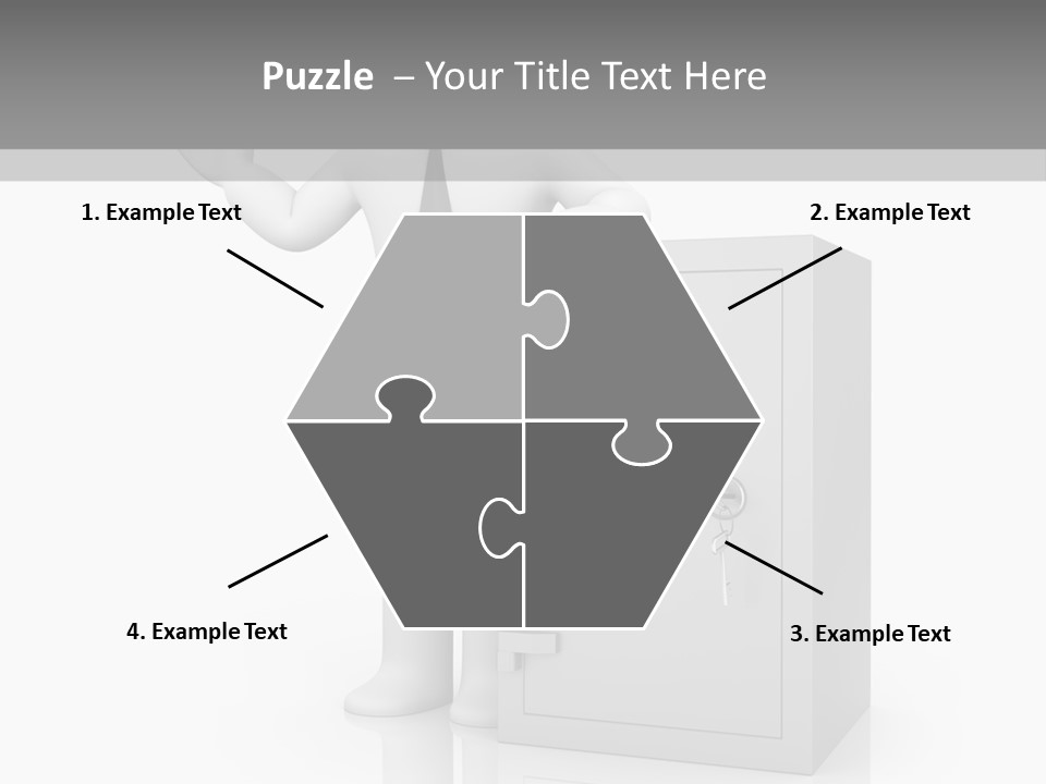 Necktie Close Dial PowerPoint Template