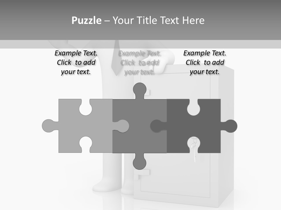 Necktie Close Dial PowerPoint Template