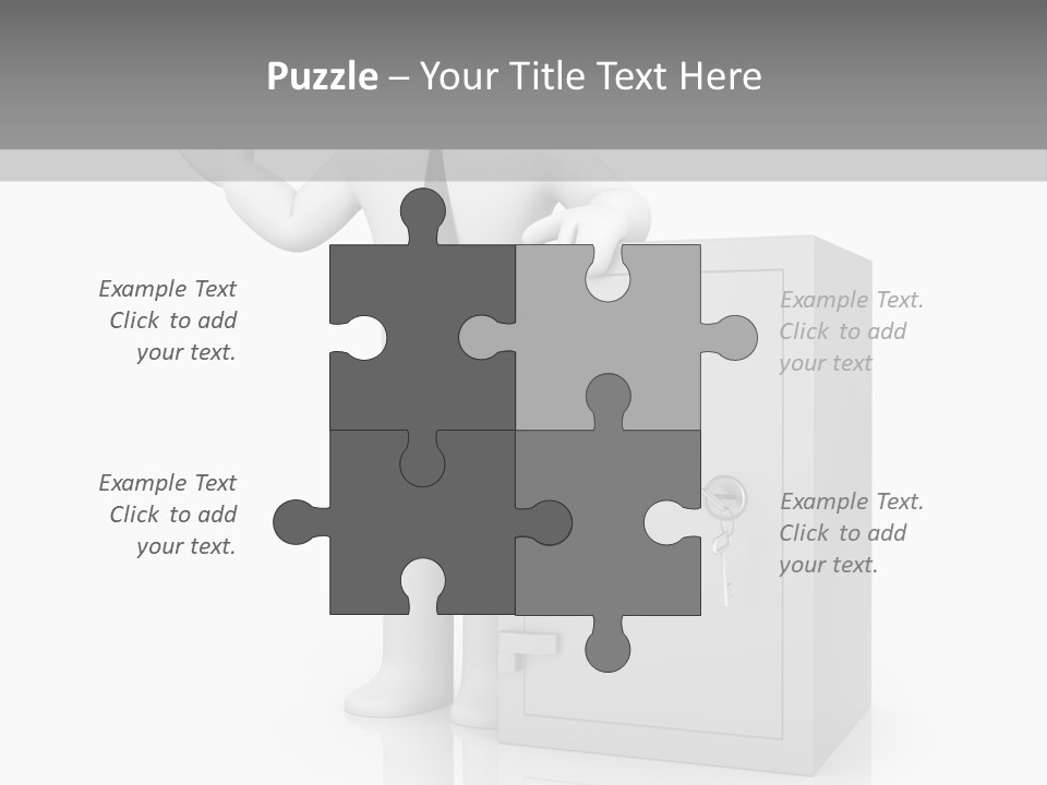 Necktie Close Dial PowerPoint Template