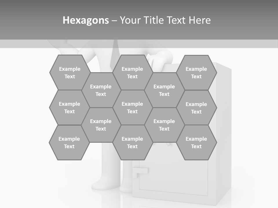 Necktie Close Dial PowerPoint Template