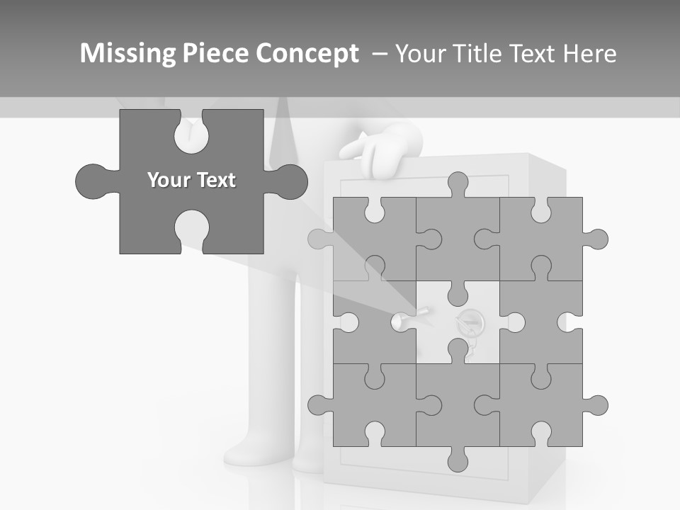 Necktie Close Dial PowerPoint Template