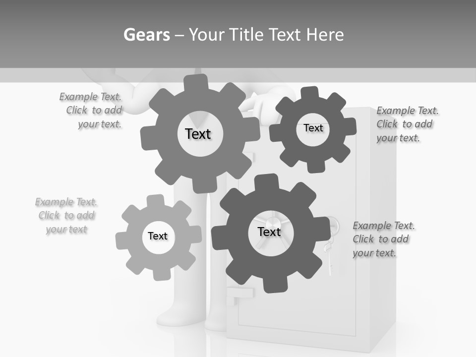 Necktie Close Dial PowerPoint Template