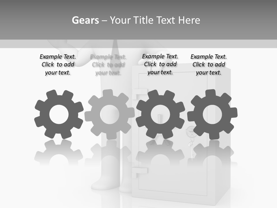 Necktie Close Dial PowerPoint Template