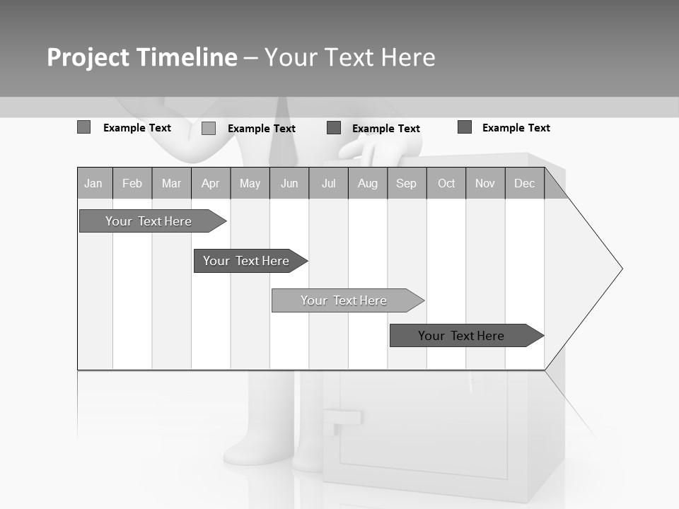 Necktie Close Dial PowerPoint Template