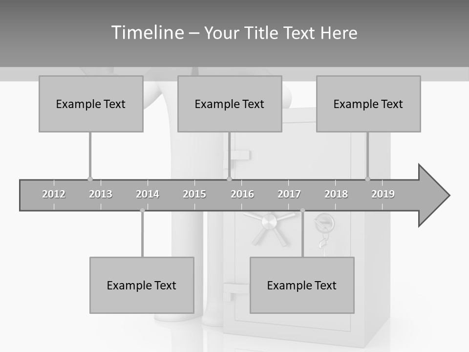 Necktie Close Dial PowerPoint Template