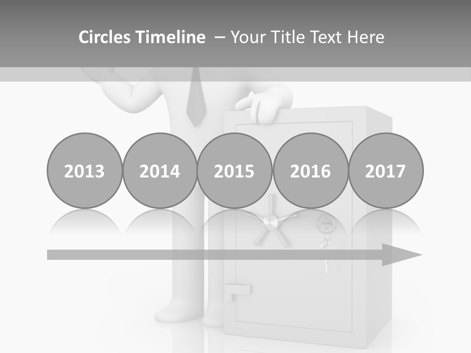 Necktie Close Dial PowerPoint Template