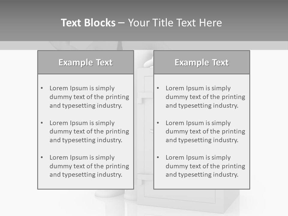 Necktie Close Dial PowerPoint Template