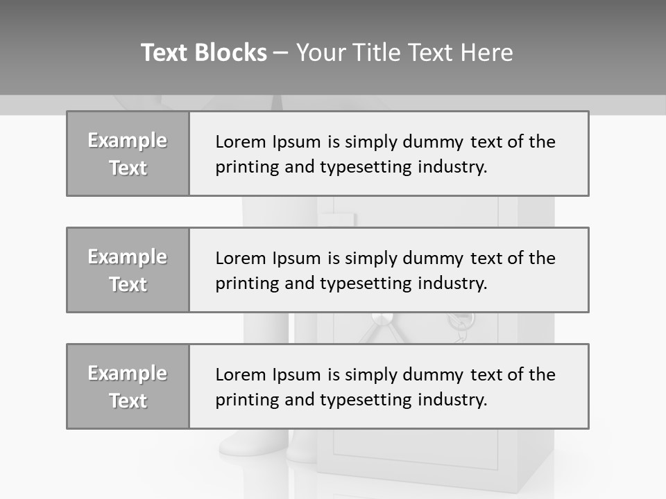 Necktie Close Dial PowerPoint Template