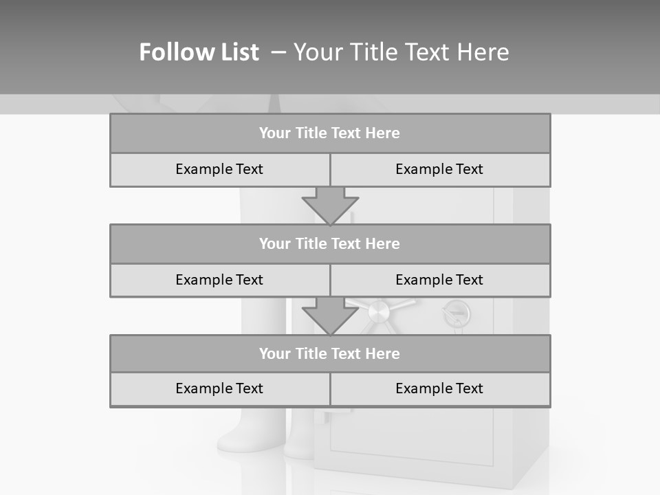 Necktie Close Dial PowerPoint Template
