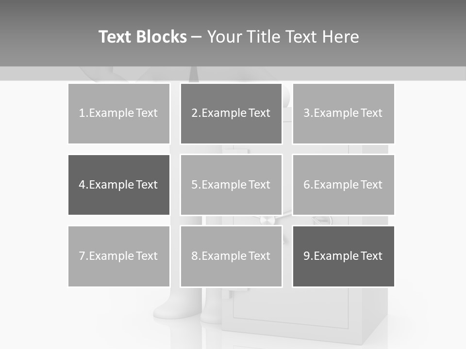 Necktie Close Dial PowerPoint Template