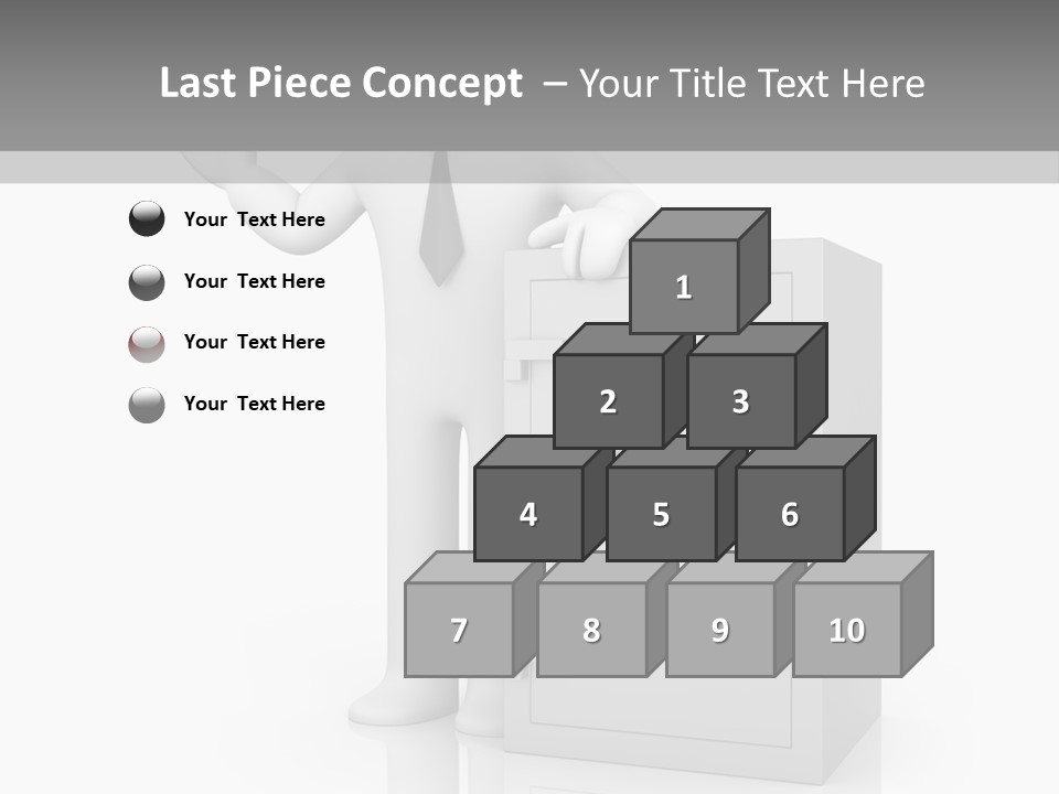 Necktie Close Dial PowerPoint Template