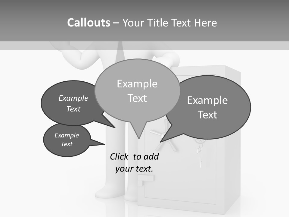 Necktie Close Dial PowerPoint Template