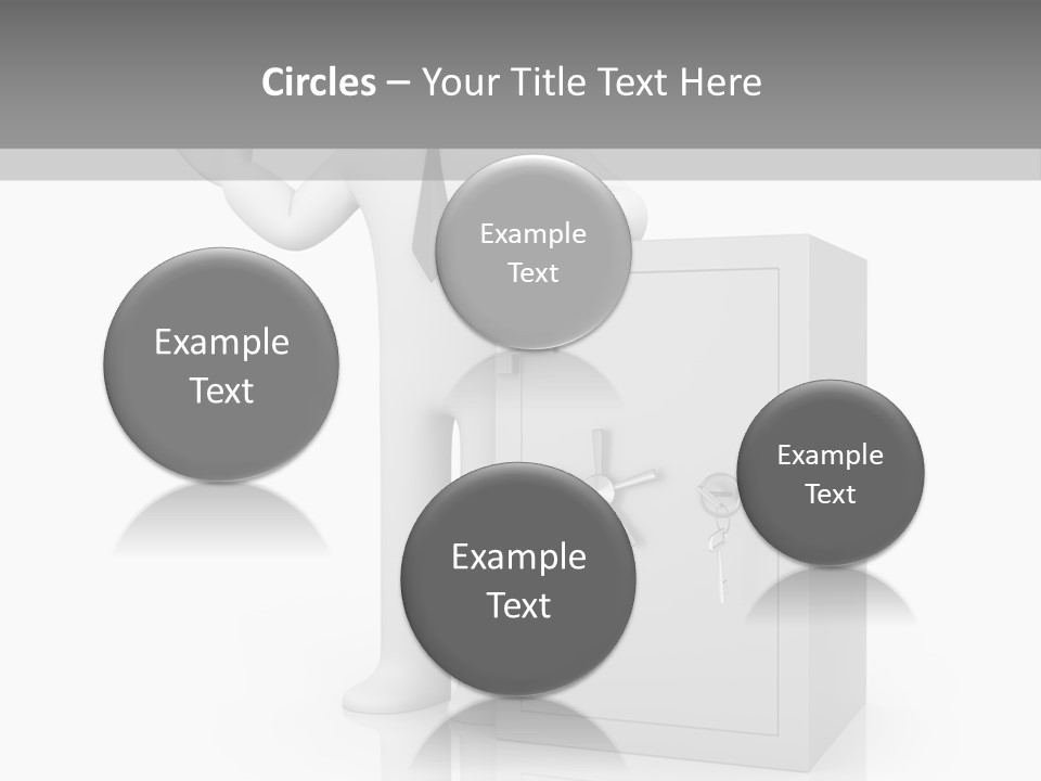 Necktie Close Dial PowerPoint Template