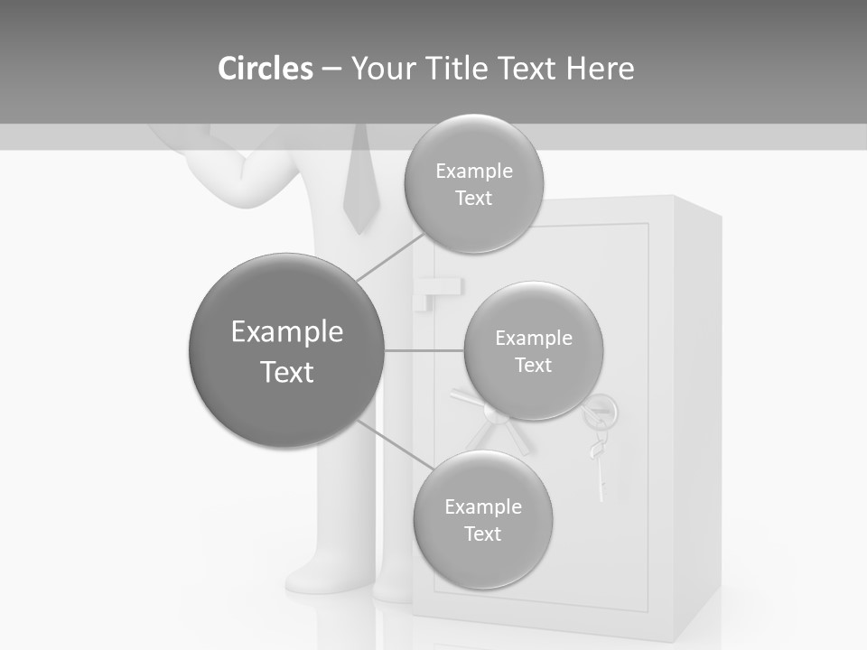 Necktie Close Dial PowerPoint Template