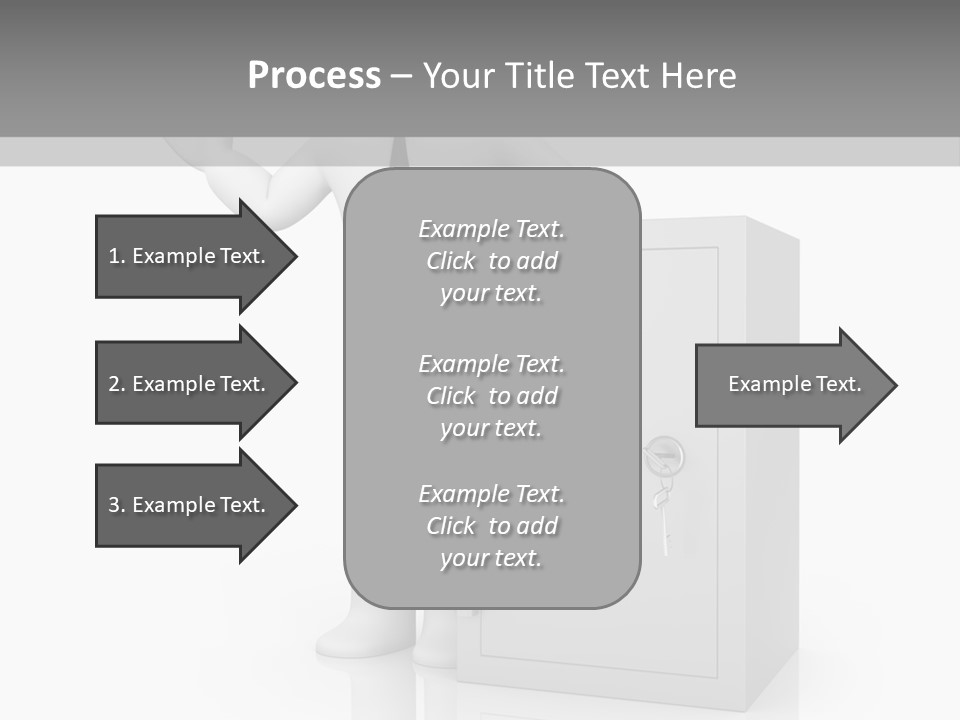 Necktie Close Dial PowerPoint Template