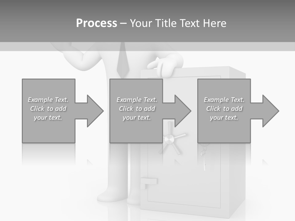 Necktie Close Dial PowerPoint Template