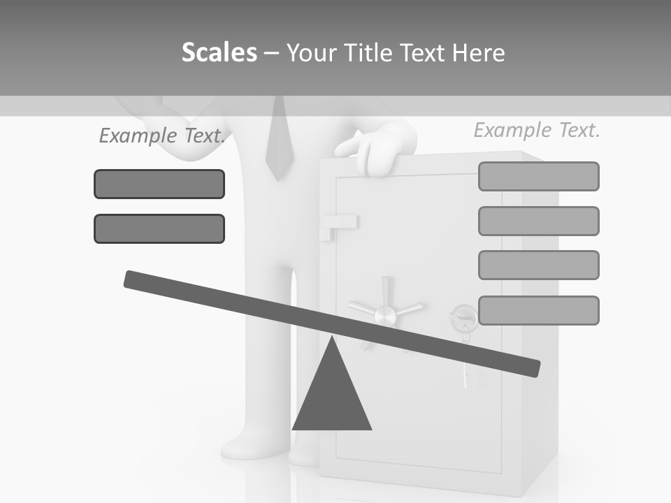 Necktie Close Dial PowerPoint Template