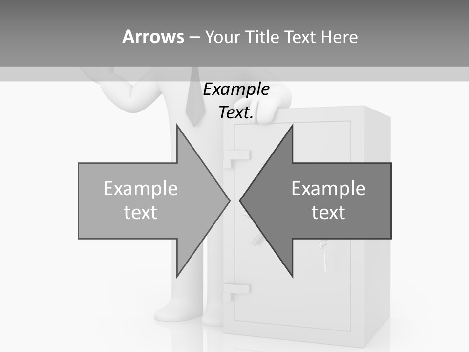 Necktie Close Dial PowerPoint Template