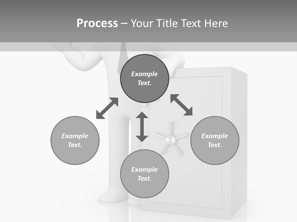 Necktie Close Dial PowerPoint Template