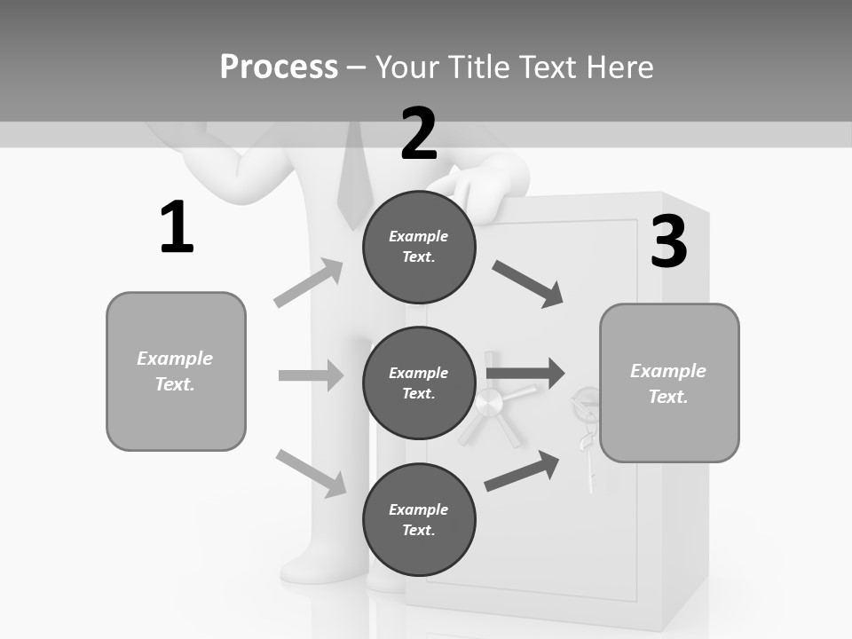 Necktie Close Dial PowerPoint Template