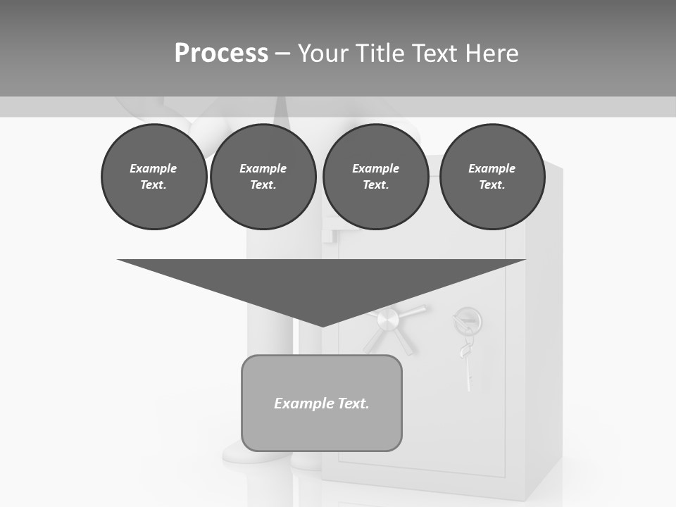 Necktie Close Dial PowerPoint Template