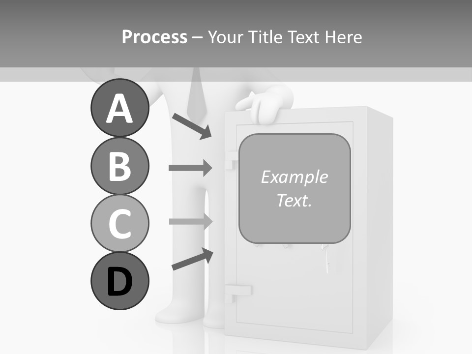 Necktie Close Dial PowerPoint Template