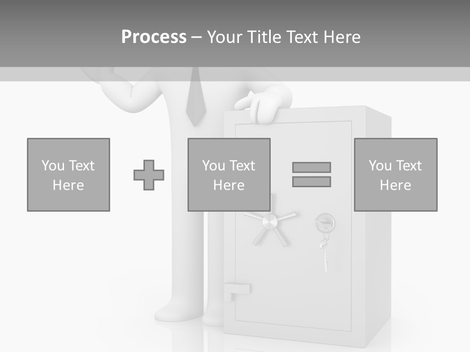 Necktie Close Dial PowerPoint Template