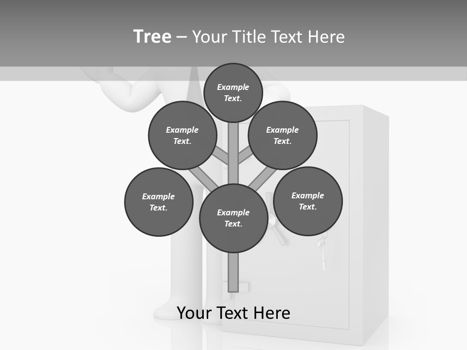 Necktie Close Dial PowerPoint Template