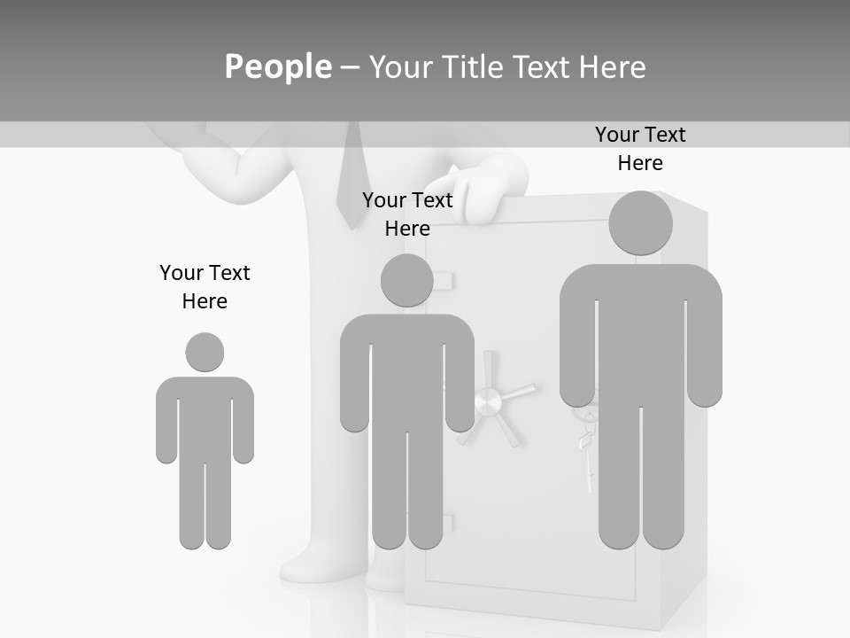 Necktie Close Dial PowerPoint Template