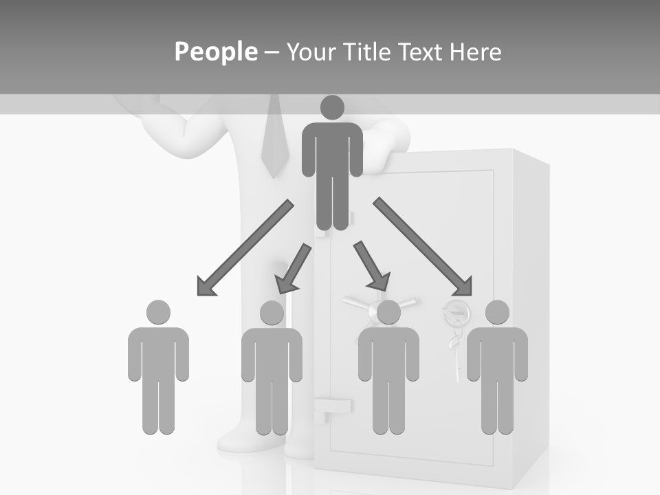 Necktie Close Dial PowerPoint Template