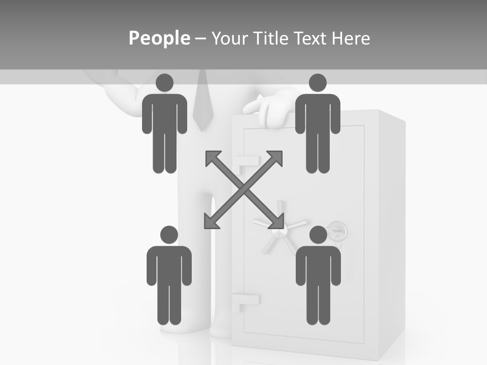 Necktie Close Dial PowerPoint Template