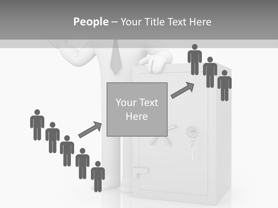 Necktie Close Dial PowerPoint Template