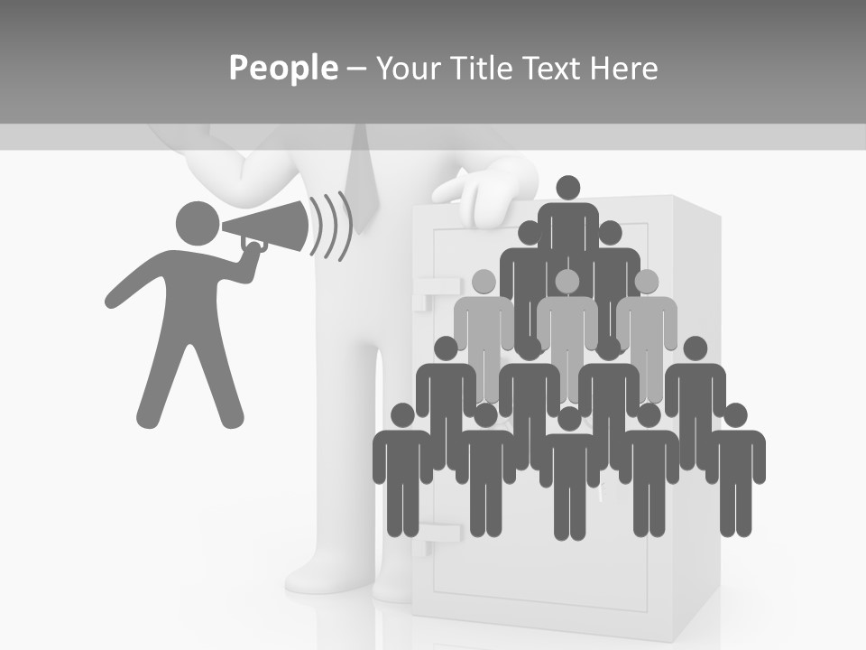 Necktie Close Dial PowerPoint Template