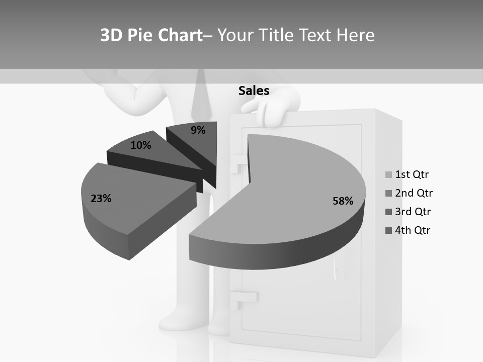 Necktie Close Dial PowerPoint Template