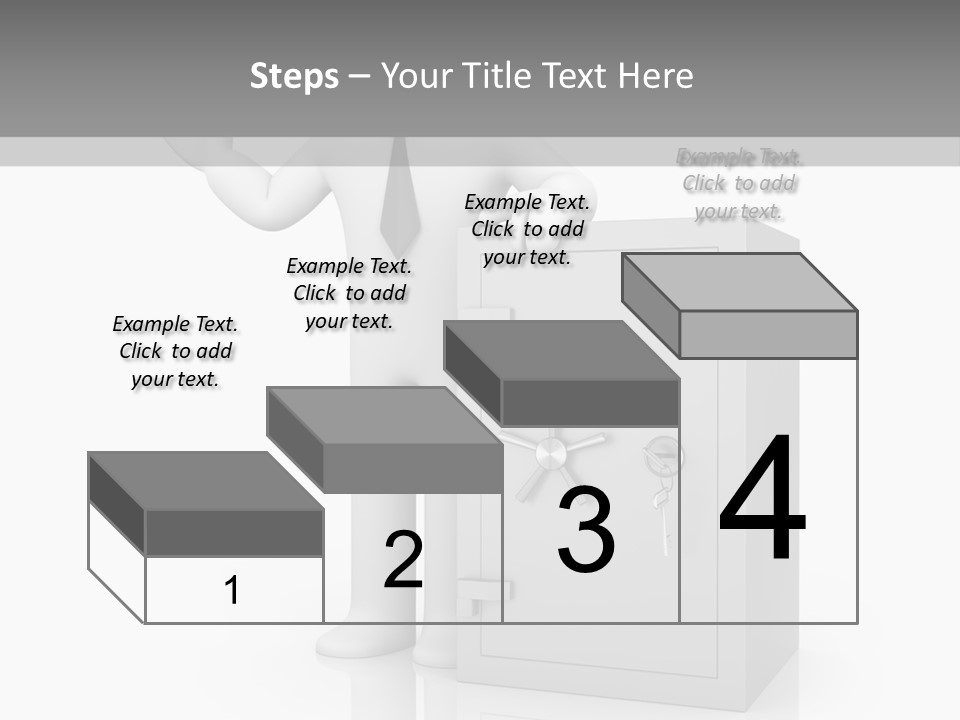 Necktie Close Dial PowerPoint Template