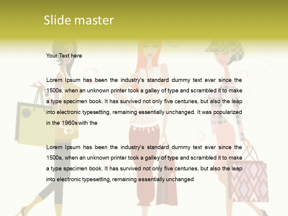 Modern Room Luxury PowerPoint Template