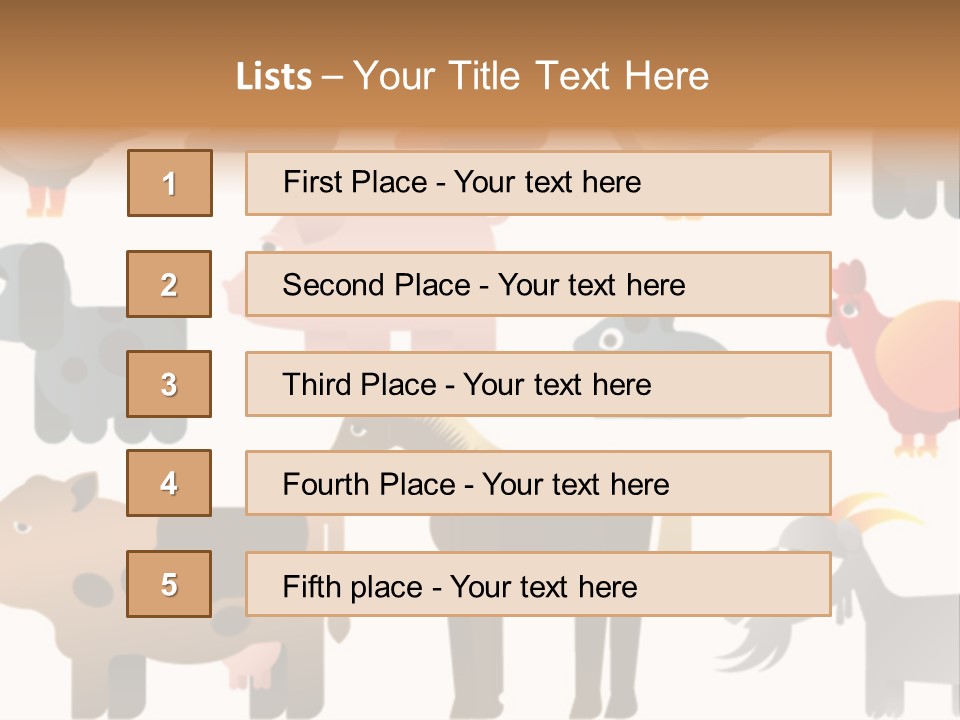 Goose Bird Home PowerPoint Template