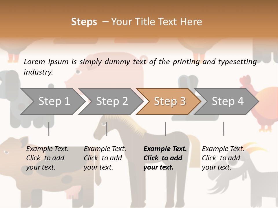 Goose Bird Home PowerPoint Template