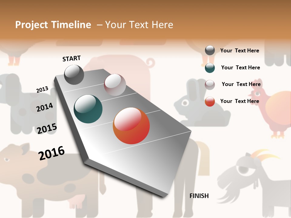 Goose Bird Home PowerPoint Template