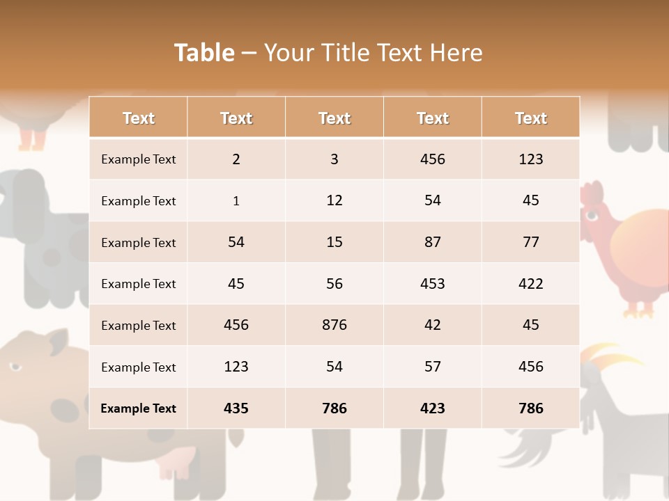 Goose Bird Home PowerPoint Template