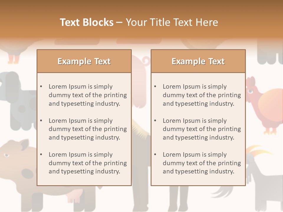 Goose Bird Home PowerPoint Template
