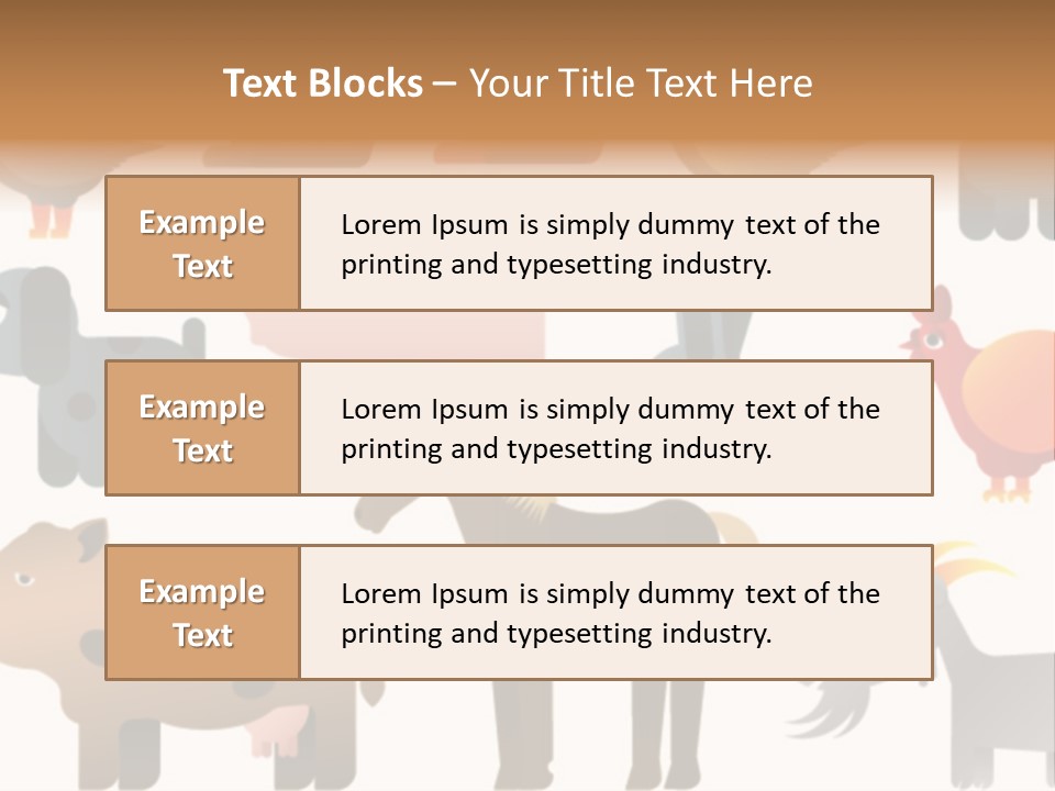 Goose Bird Home PowerPoint Template