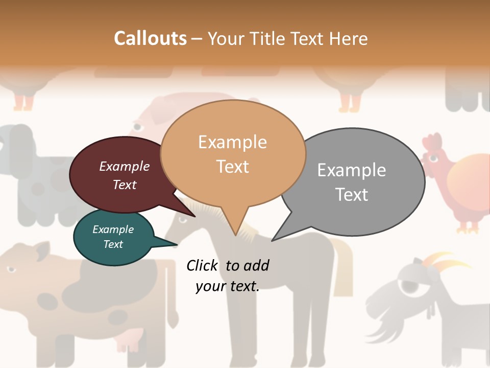 Goose Bird Home PowerPoint Template