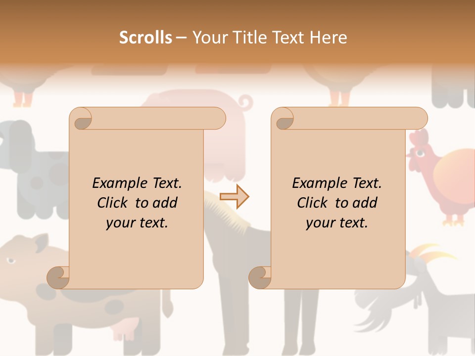 Goose Bird Home PowerPoint Template