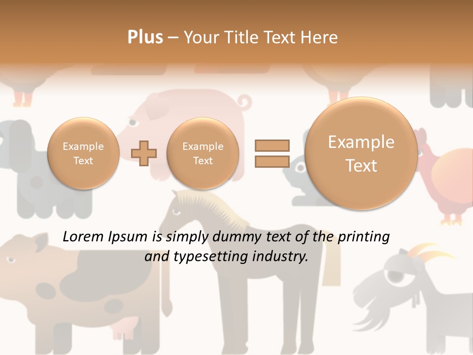 Goose Bird Home PowerPoint Template