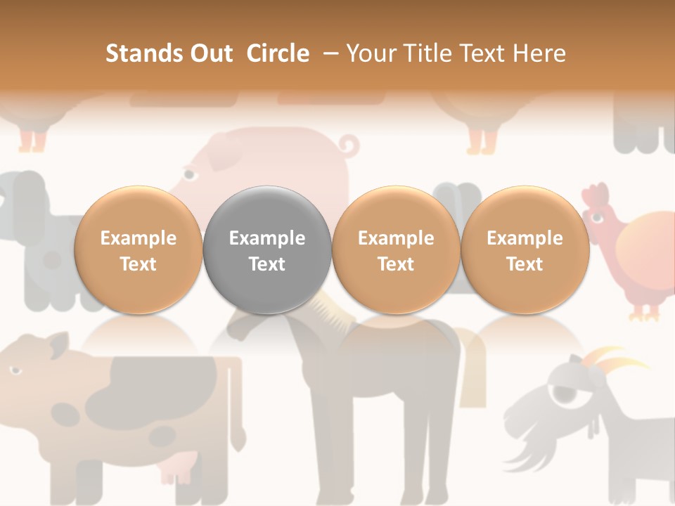 Goose Bird Home PowerPoint Template