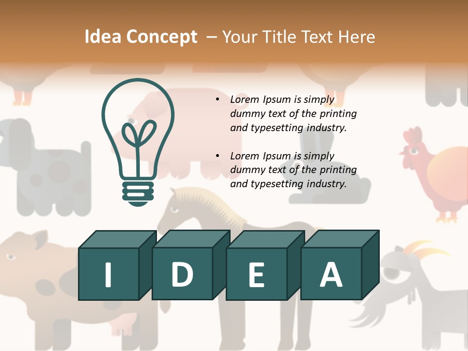 Goose Bird Home PowerPoint Template