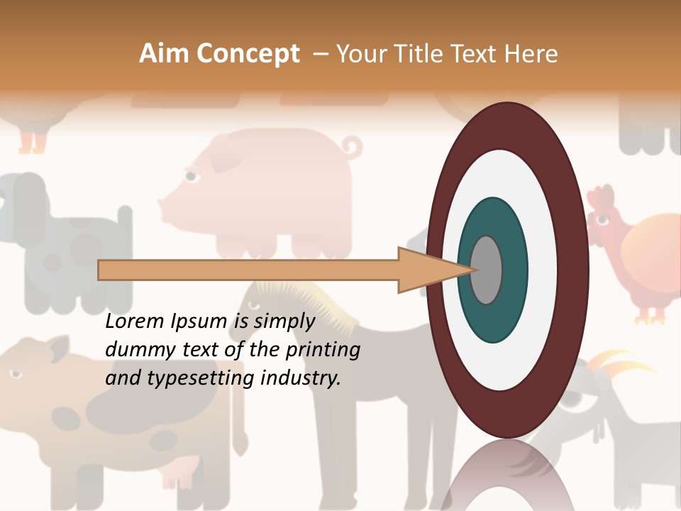 Goose Bird Home PowerPoint Template